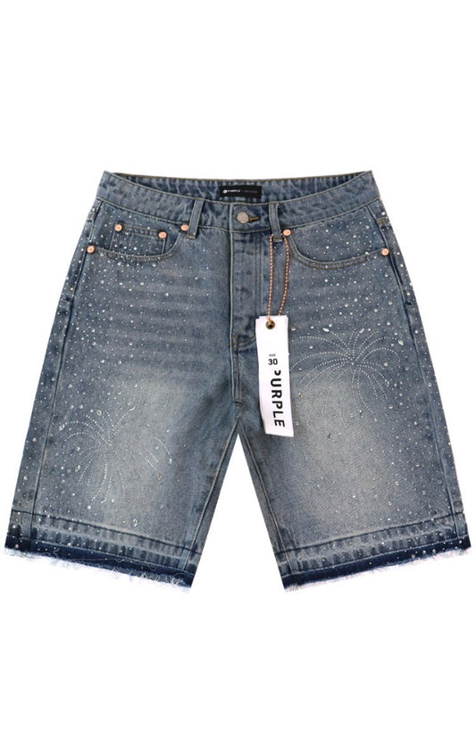 Denim PURPLE Shorts