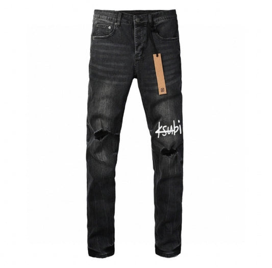 Black Ripped Ksubi jeans