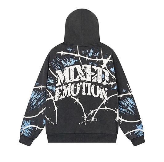 Mixed Emotion Zip Up