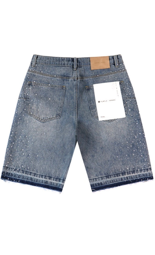 Denim PURPLE Shorts
